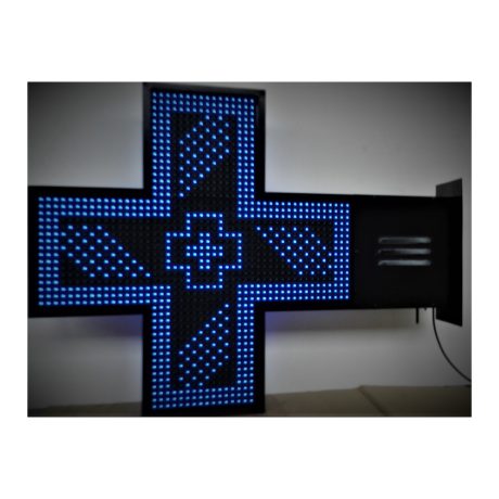Cruz Farmácia 75cm - Azul
