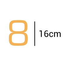 Dígitos 16cm Altura