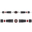 rj45 conexao ip68 femea-femea