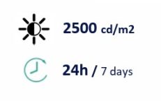 H-LINE 2500nit 24h/7